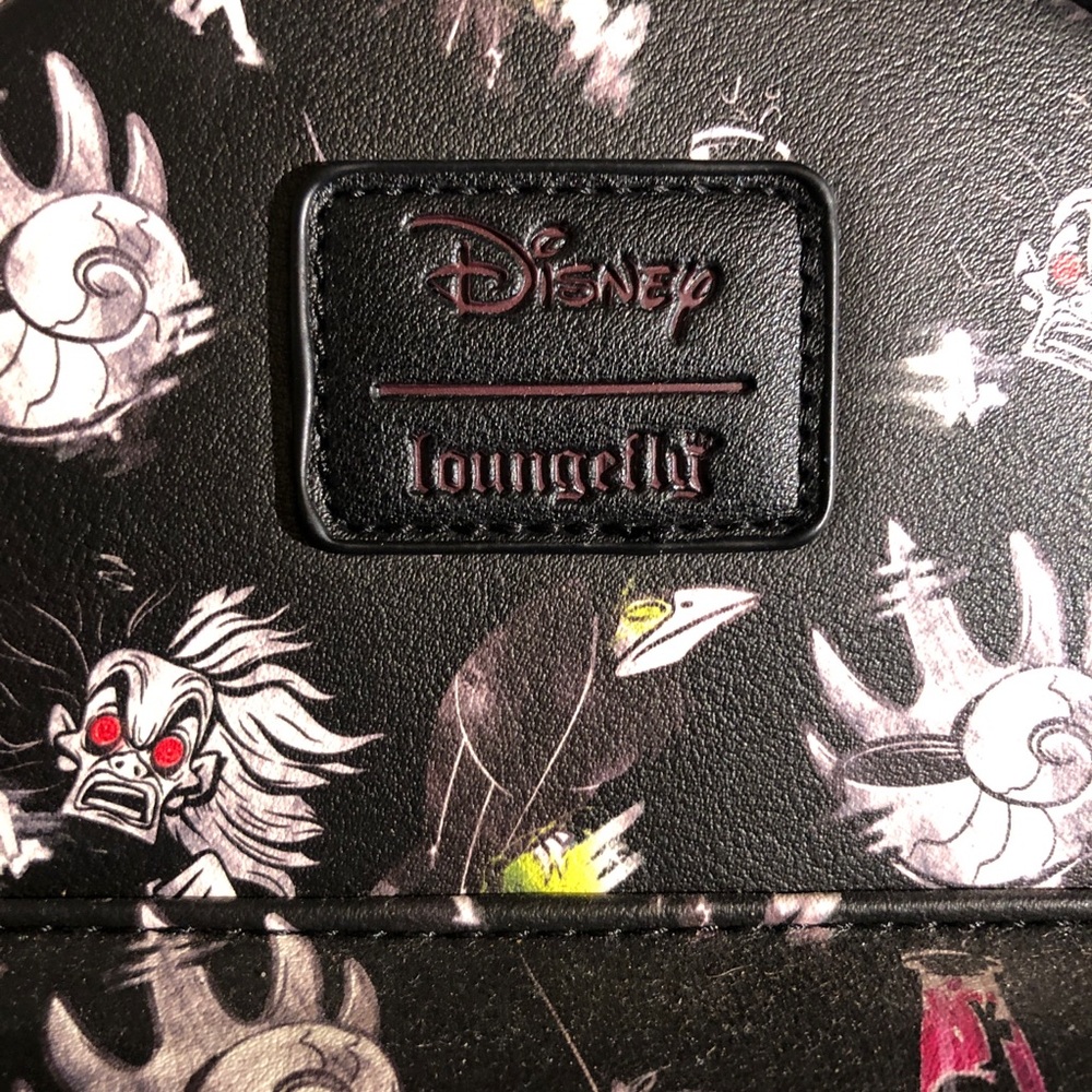 Disney Loungefly Villains Darkness Mini Backpack - Picture 2 of 9